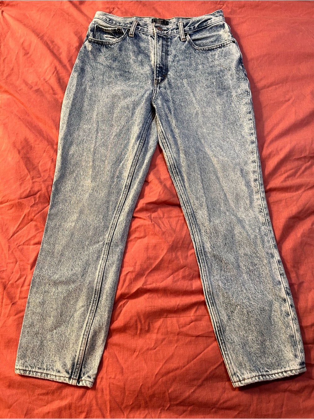A&F Light Wash Straight Leg Jeans